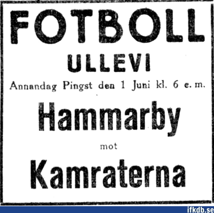 1925-06-01: IFK GÃ¶teborg â€“ Hammarby IF 8â€“0