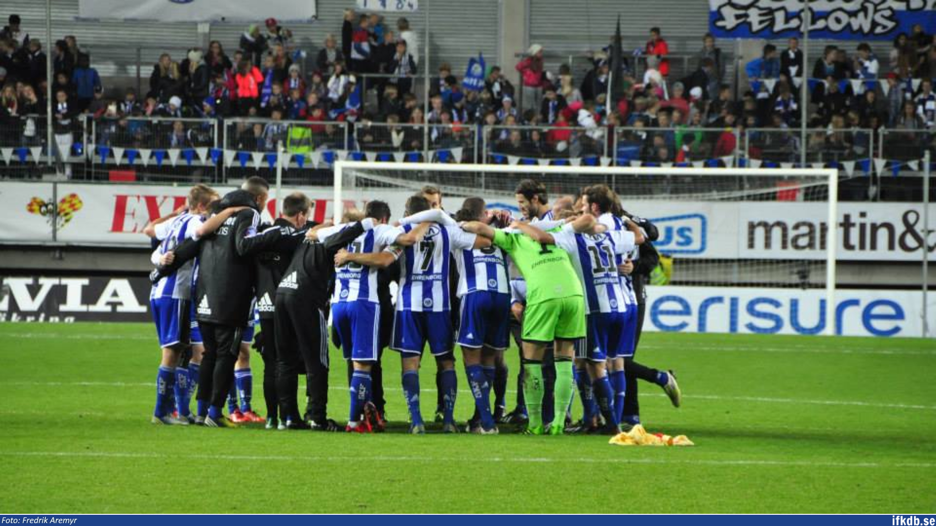 Laget efter matchen.