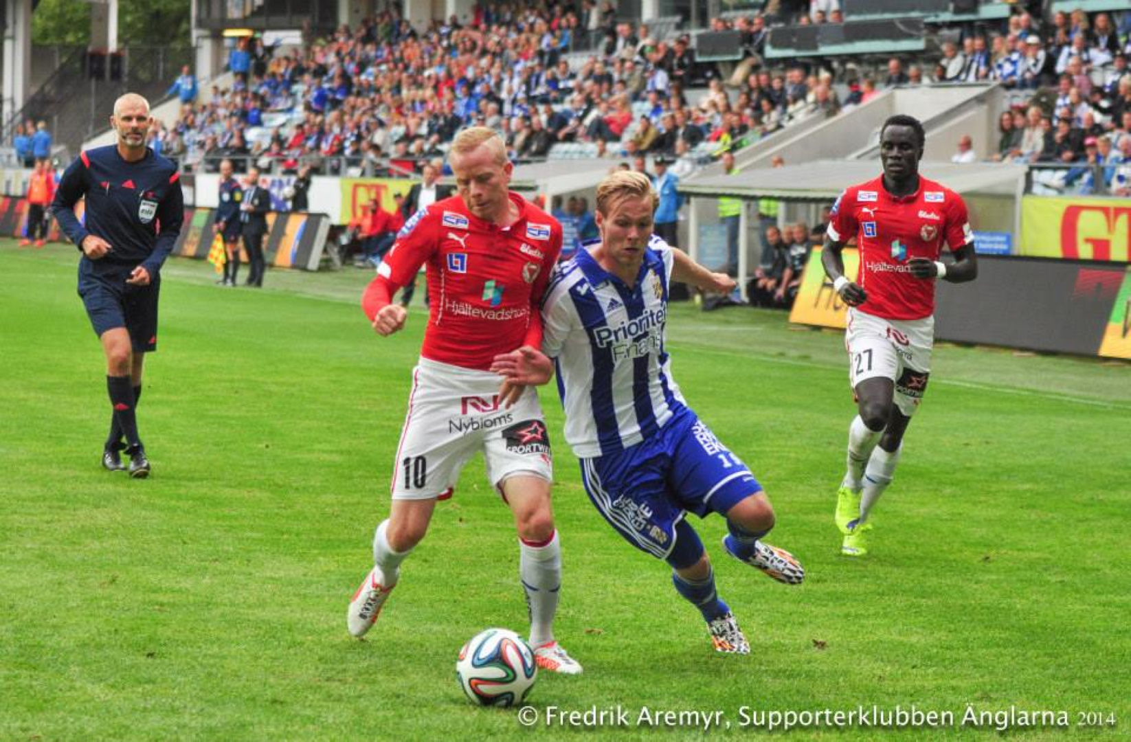 Gustav Engvall i en duell.