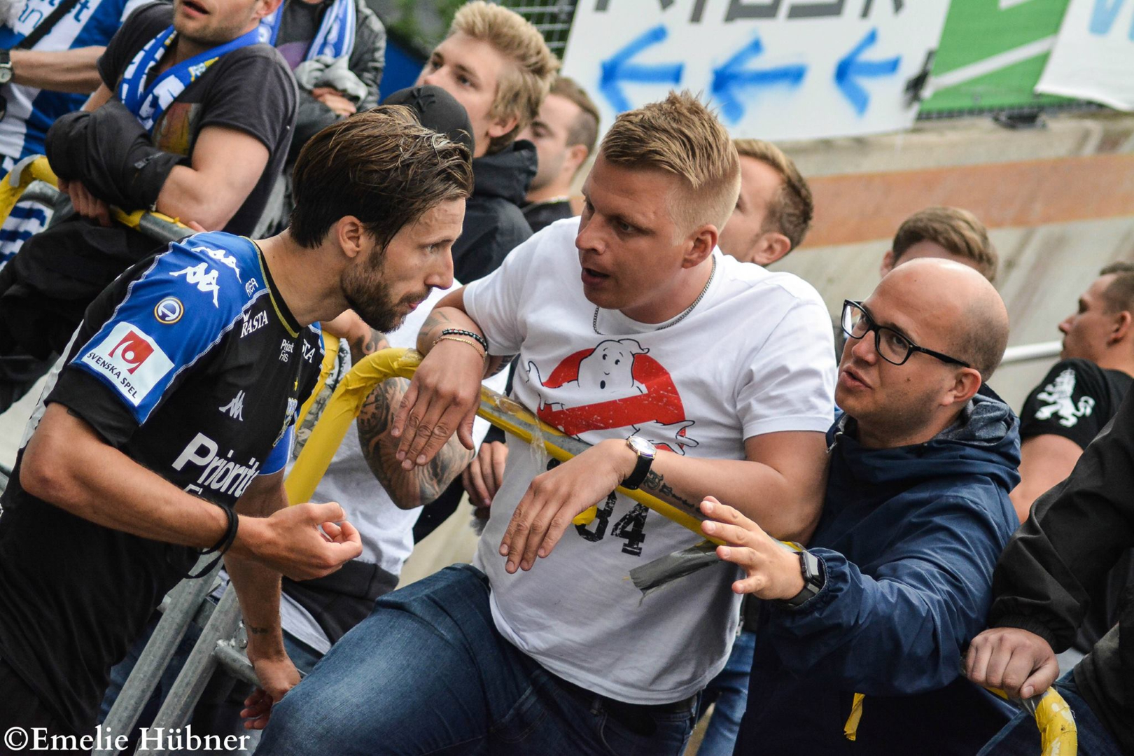 Mattias Bjärsmyr efter matchen.