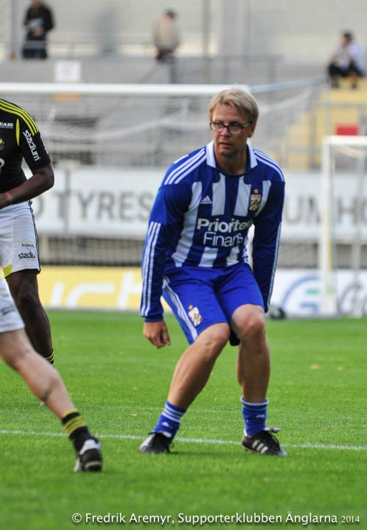 Mikael Nilsson i en legendarmatch mot AIK.
