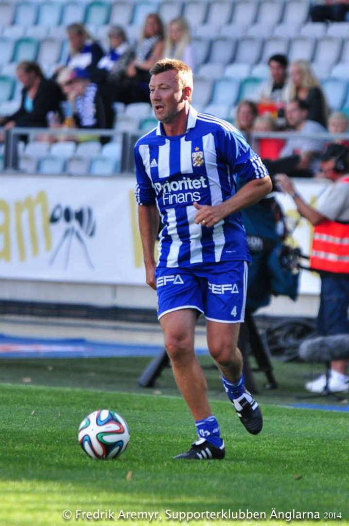 Stefan Landberg i en legendarmatch mot AIK.