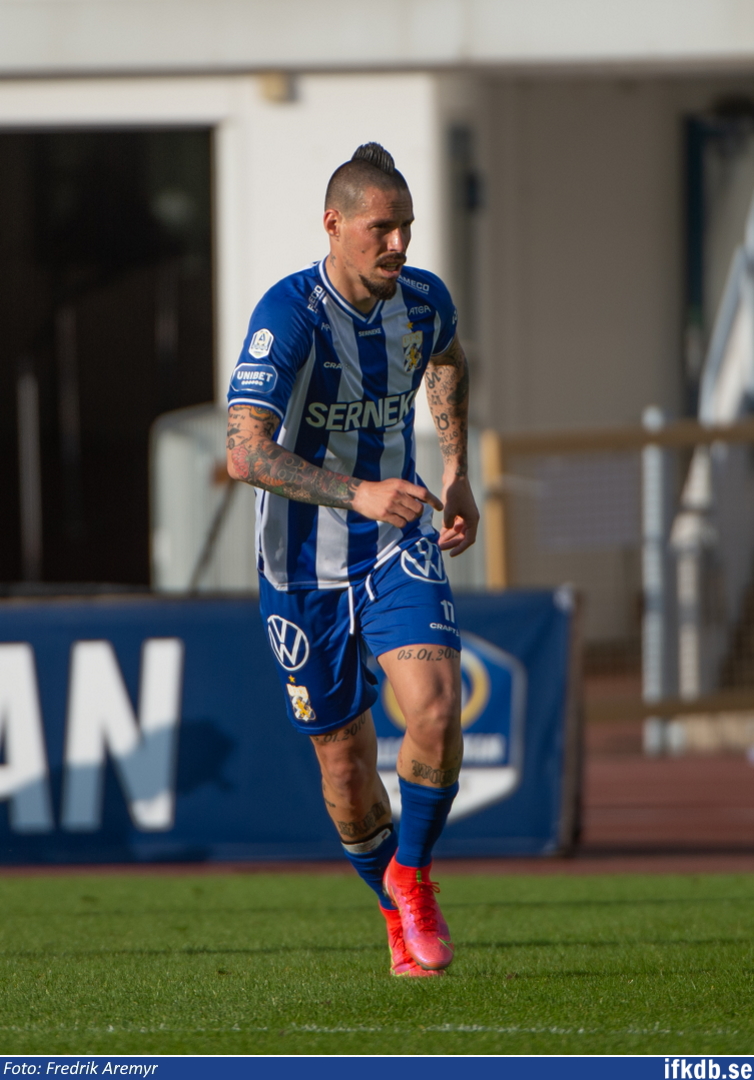 Marek Hamšík i samband med hemmamatchen mot IK Sirius 2021.