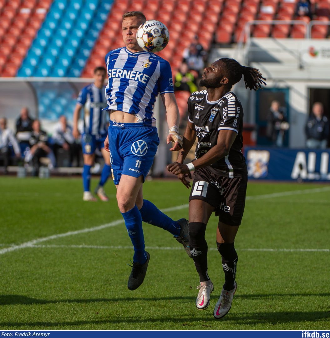 Kolbeinn Sigthórsson i samband med hemmamatchen mot IK Sirius 2021.
