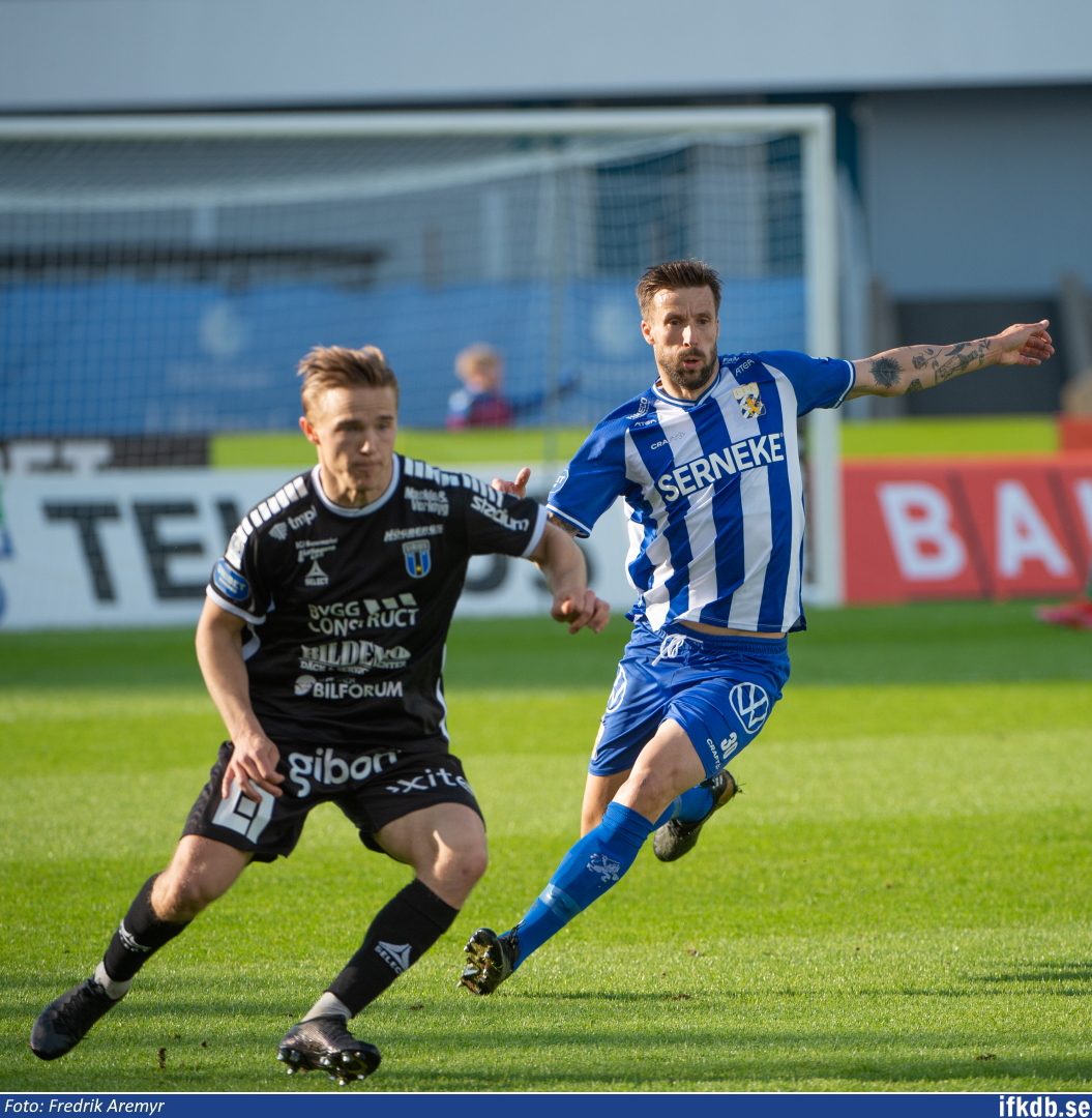 Mattias Bjärsmyr i samband med hemmamatchen mot IK Sirius 2021.