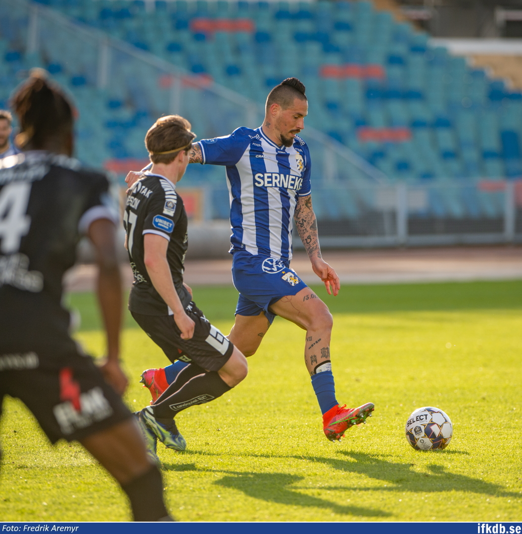 Marek Hamšík i samband med hemmamatchen mot IK Sirius 2021.