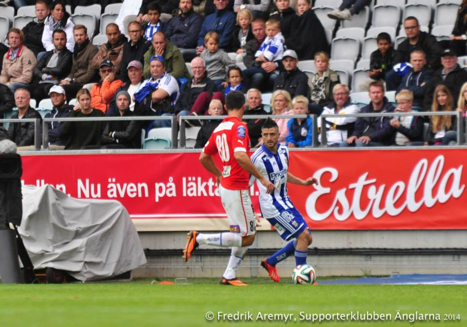 Diego Calvo i hemmamatchen mot Kalmar FF 2014.