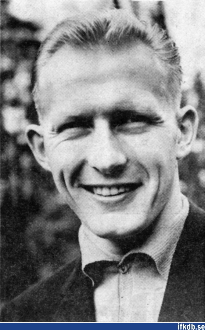 Fölet efter en landskamp mot Danmark 1959 där han gjorde två mål.