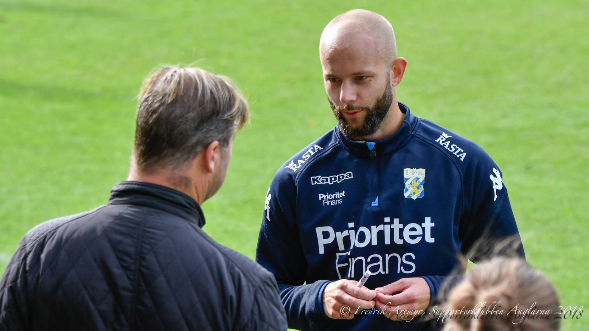 Robin Söder i samband med Kamratgårdsdagen 2018.