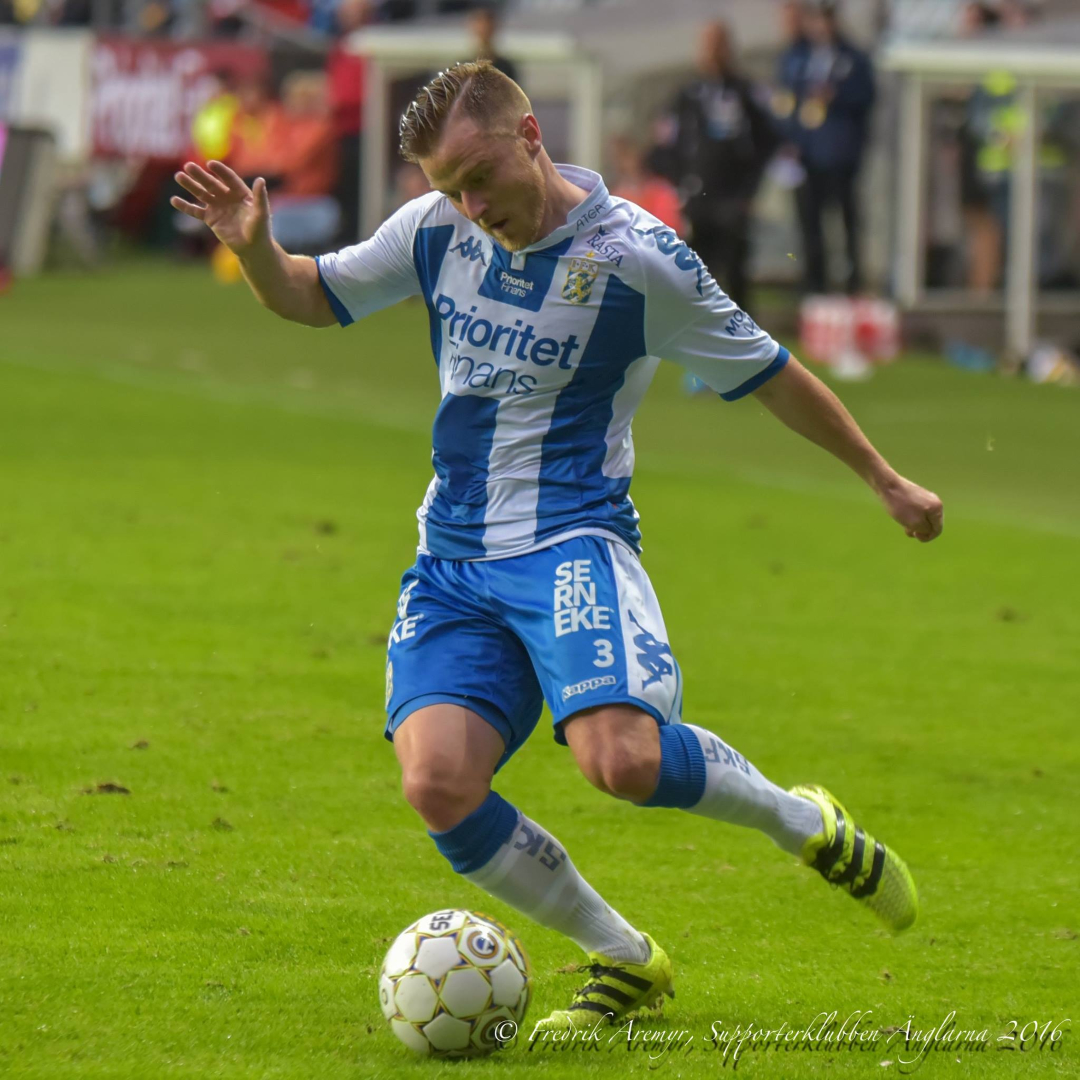 Scott Jamieson i samband med hemmamatchen mot Helsingborg 2016