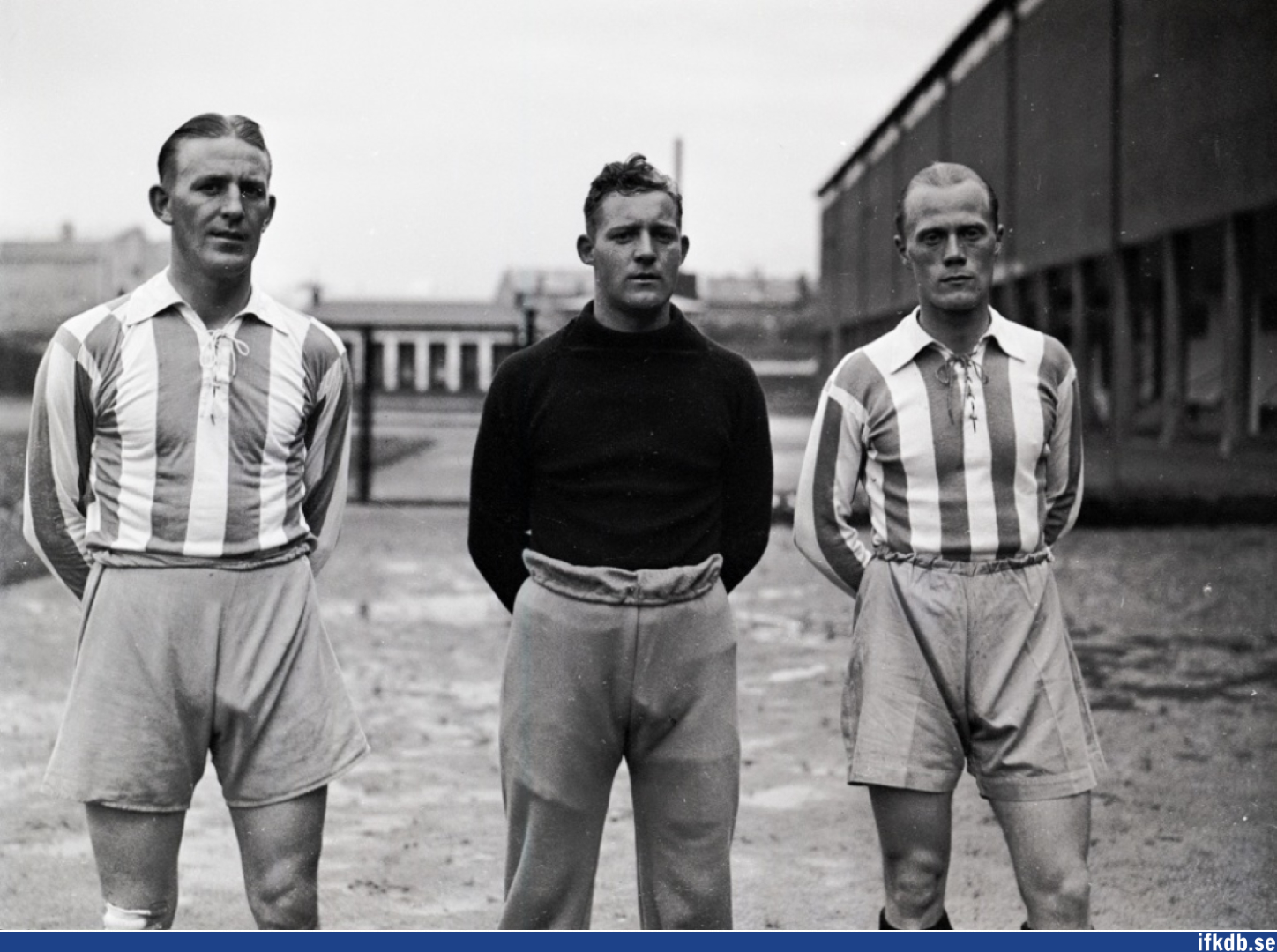 Nya spelare i A-laget: Ragnvald Pålsson, Henry Andersson och Rune Emanuelsson.