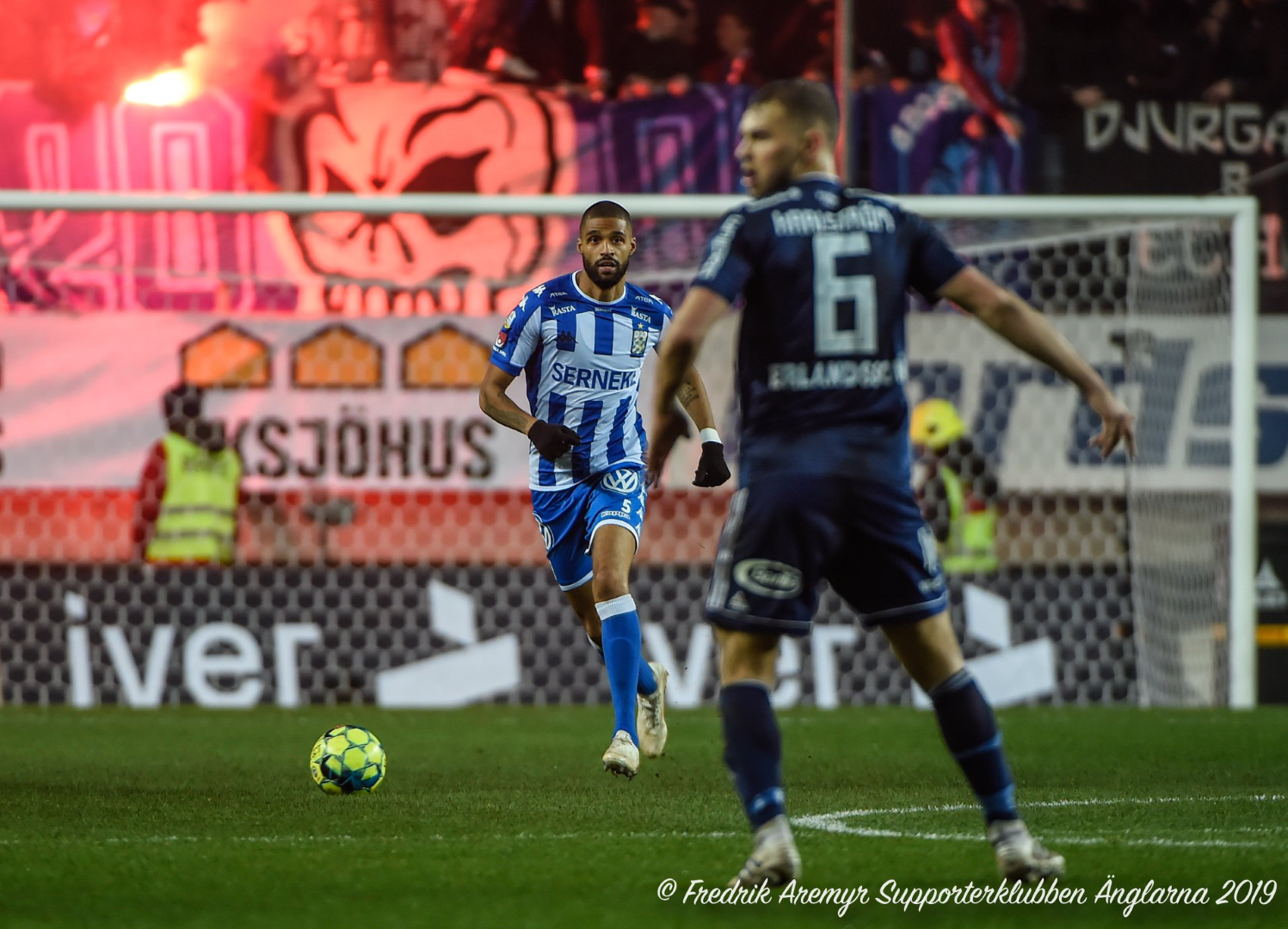 Kristopher Da Graca i samband med hemmamatchem mot Djurgårdens IF 2019.