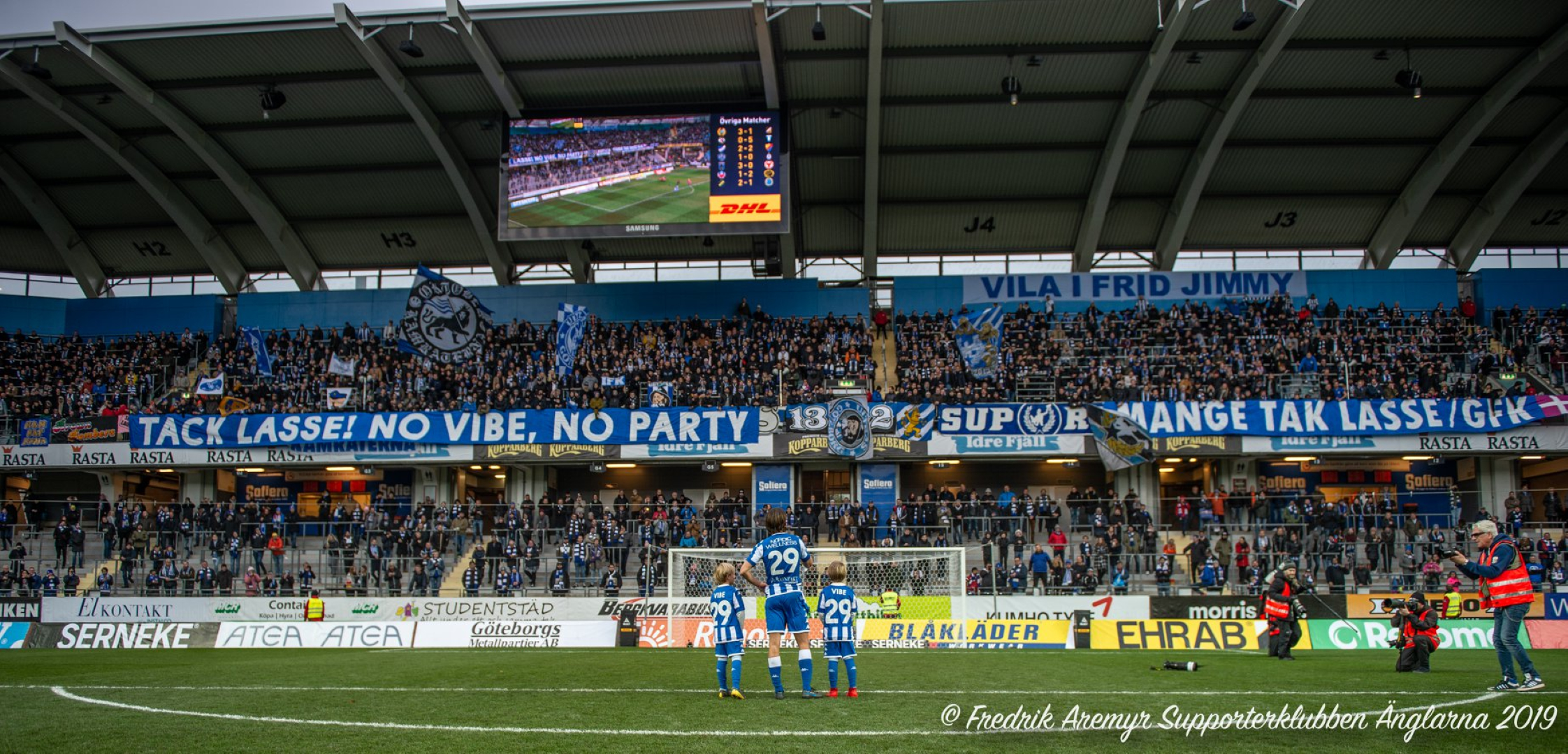 Lasse Vibe i sin sista match, hemmamatchen mot Östersunds FK 2019.
