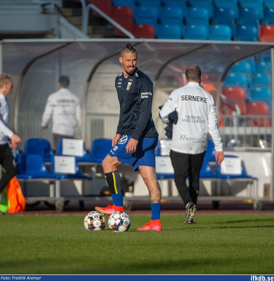 Marek Hamšík i samband med hemmamatchen mot AIK 2021.