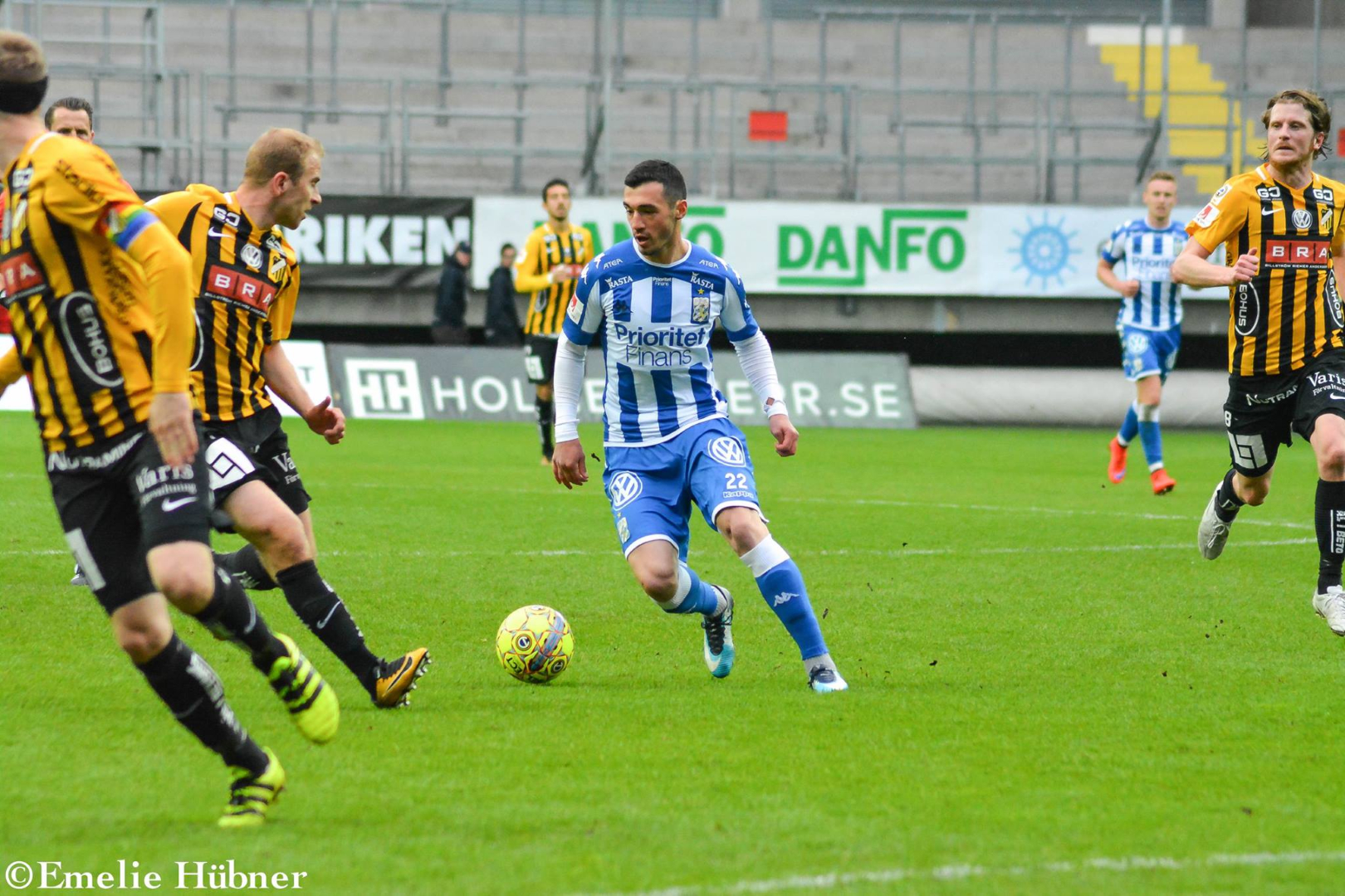 Giorgi Kharaishvili i samband med hemmamatchen mot BK Häcken 2018.