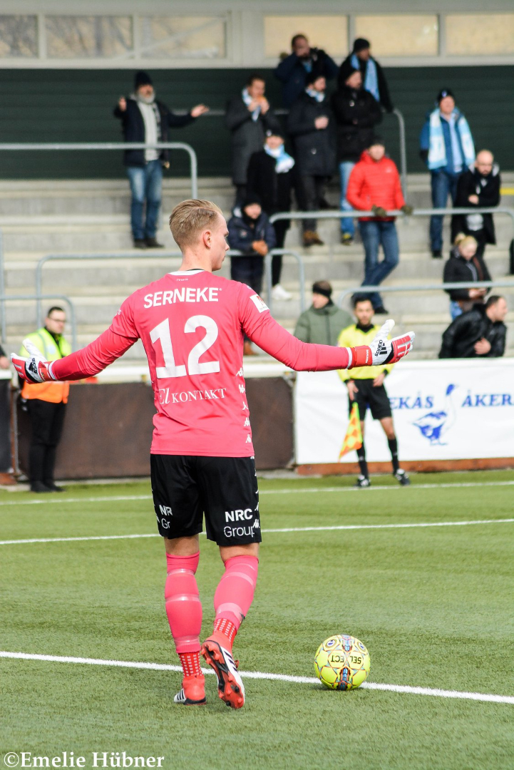 Pontus Dahlberg i samband med cupmatchen mot Malmö FF 2018.