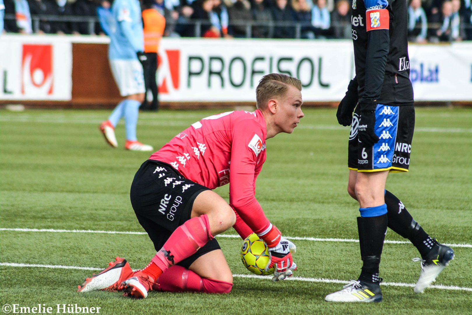 Pontus Dahlberg i samband med cupmatchen mot Malmö FF 2018.