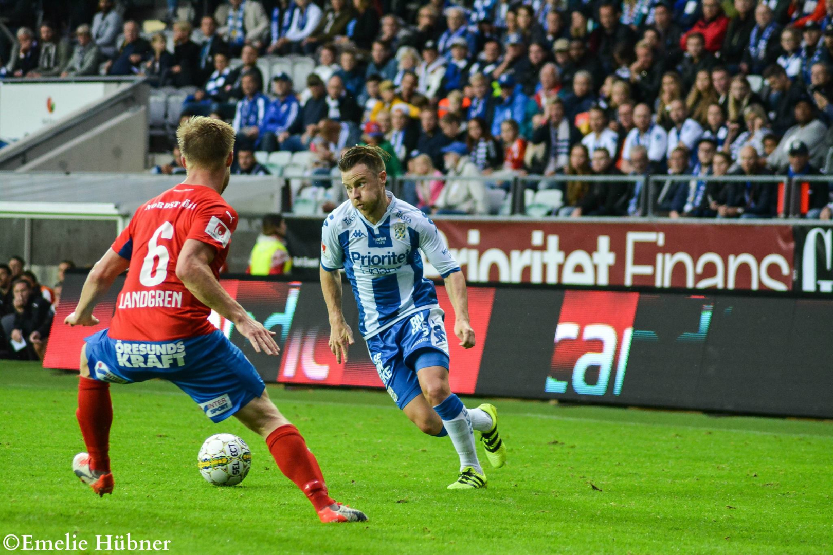Scott Jamieson i samband med hemmamatchen mot Helsingborgs IF 2016.
