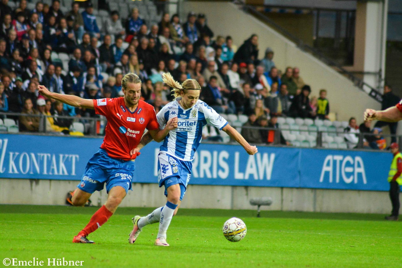 Elías Már Ómarsson i samband med hemmamatchen mot Helsingborgs IF 2016.