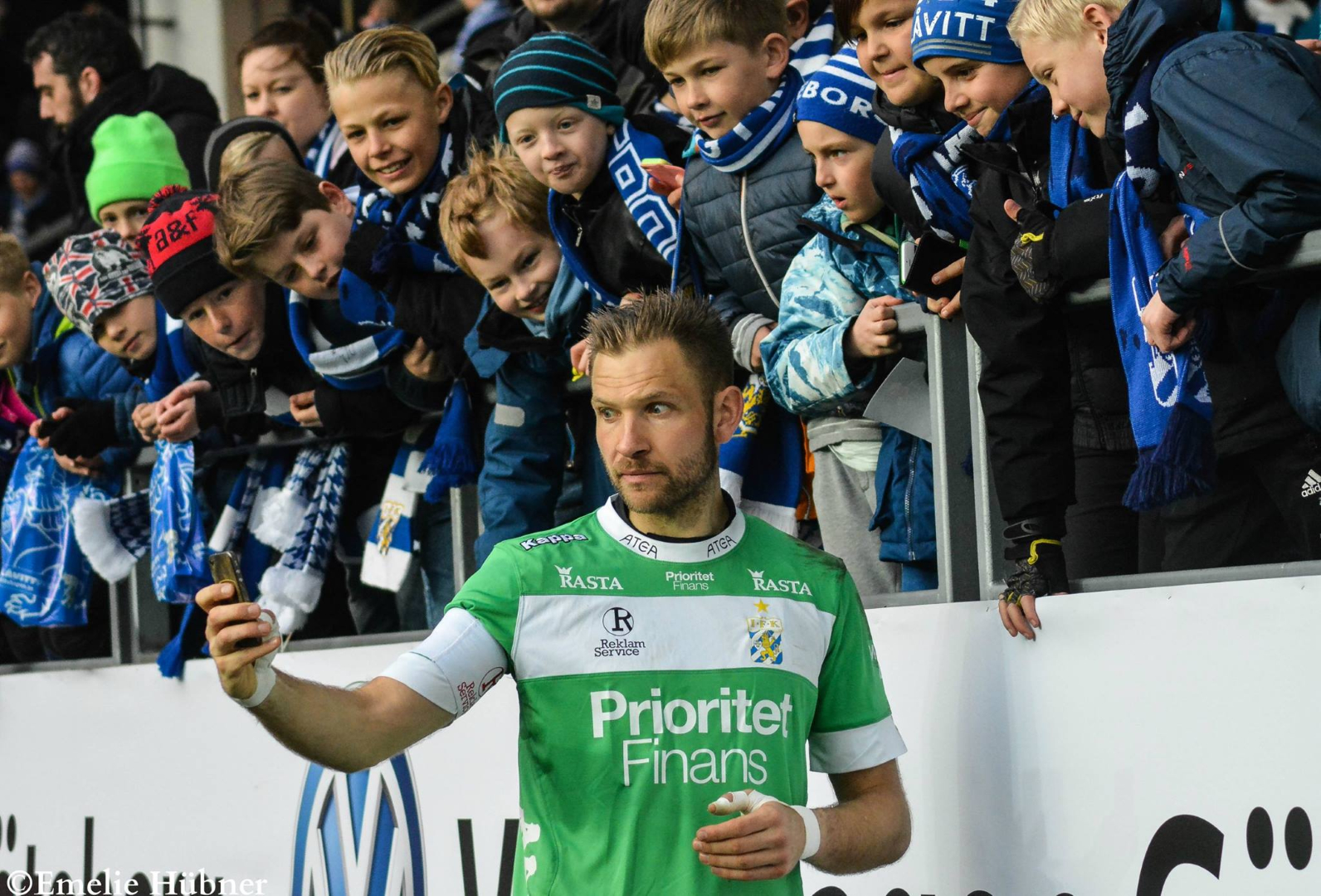 John Alvbåge i samband med hemmamatchen mot Kalmar FF 2016.